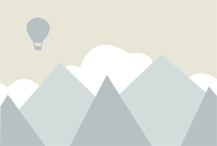 Minimalist Dağ Manzarası - Duvar Kağıdı