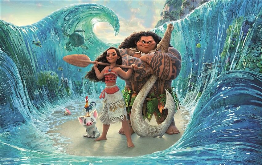 Moana ve Maui Macerası - Disney Animasyon Filmi Poster