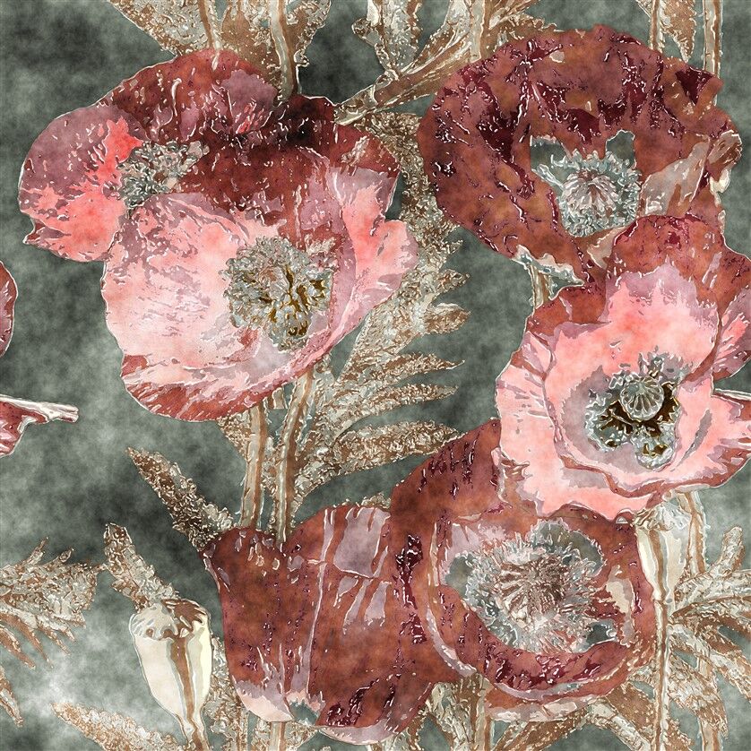 Pembe ve Kırmızı Çiçek Posteri