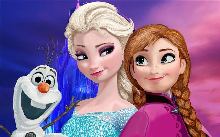 Karlar Ülkesi Maceraları - Elsa, Anna ve Olaf Poster