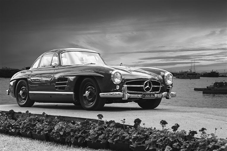 Klasik Mercedes 300 SL Duvar Posteri
