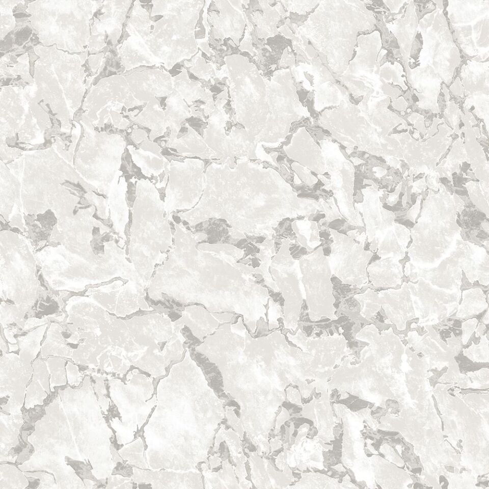 ROKA 23103 Serisi - 1 Açık Gri | Modern Taş Desen Duvar Kağıdı