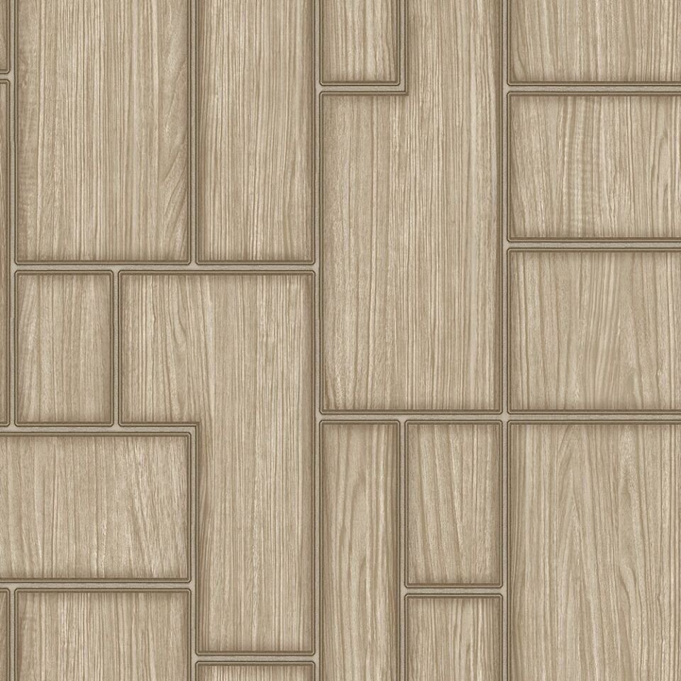 ROKA 23108 Serisi - 2 Krem | Geometrik Desen Duvar Kağıdı