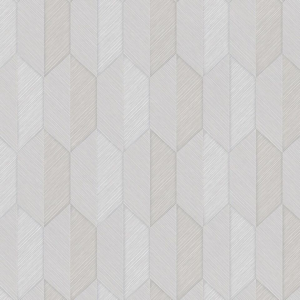 VERA 1501 Serisi - 2 Krem | Modern Geometrik Desen Duvar Kağıdı
