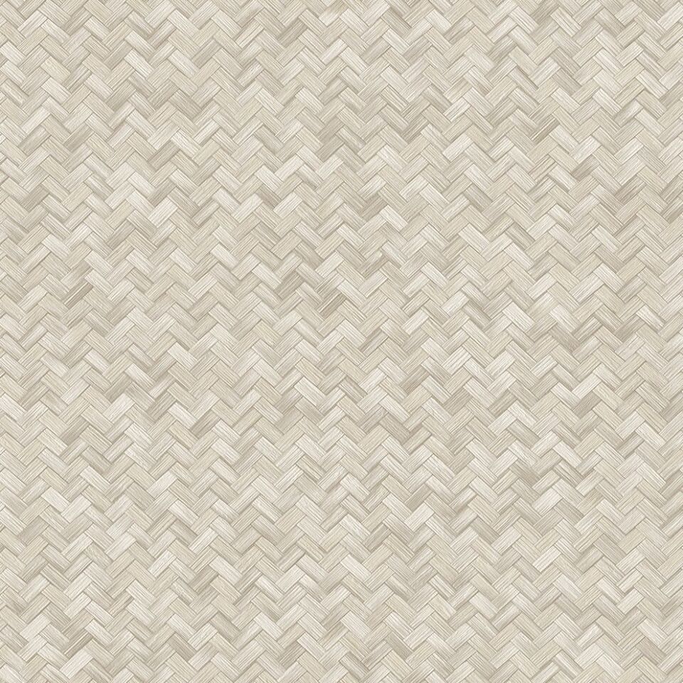 VERA 1511 Serisi - 3 Koyu Krem | Modern Geometrik Desen Duvar Kağıdı