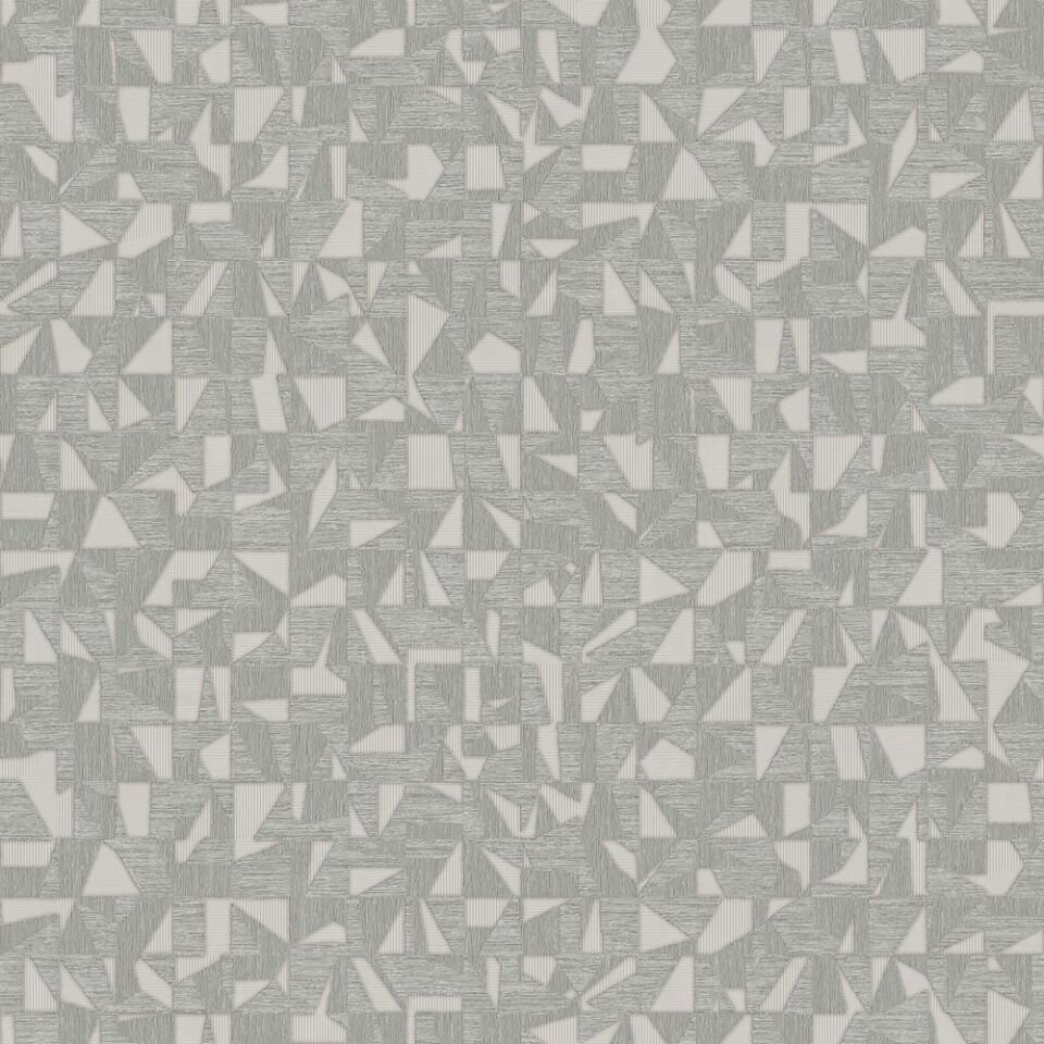 VERA 1512 Serisi - 3 Gri | Modern Geometrik Desen Duvar Kağıdı
