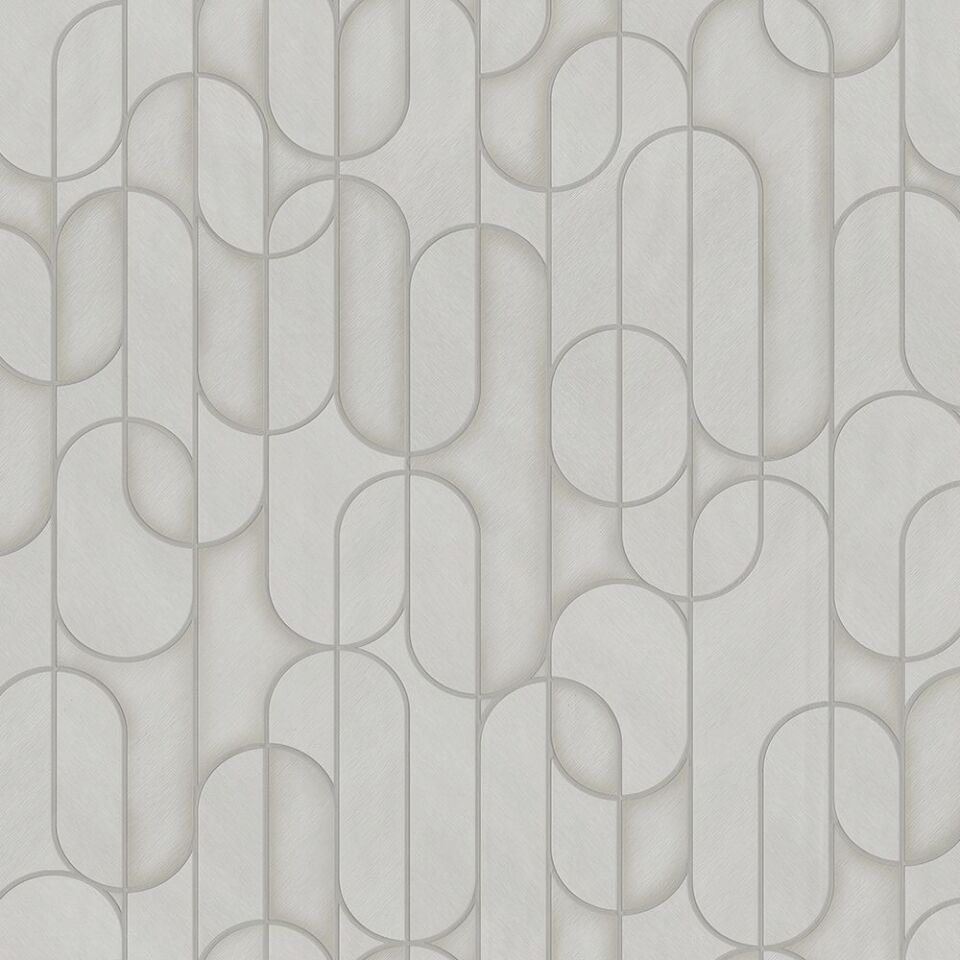 VERA 1514 Serisi - 3 Gri | Modern Geometrik Desen Duvar Kağıdı
