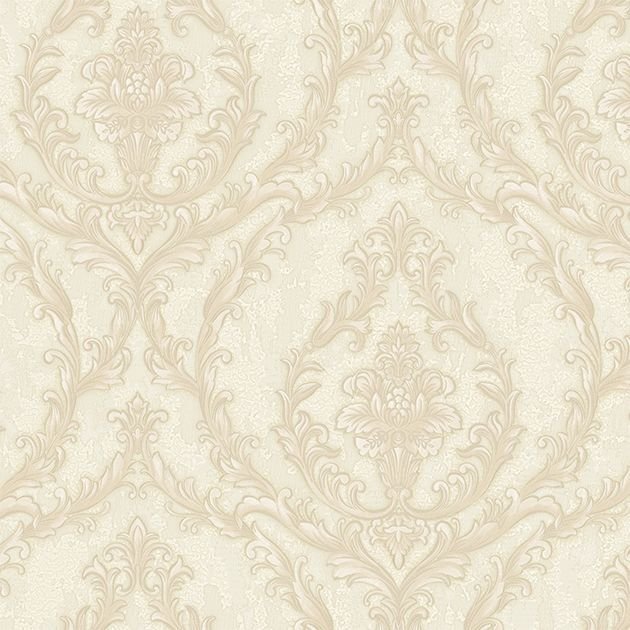 DANTE 1401 Serisi - 2 Krem | Damask Desenli Duvar Kağıdı