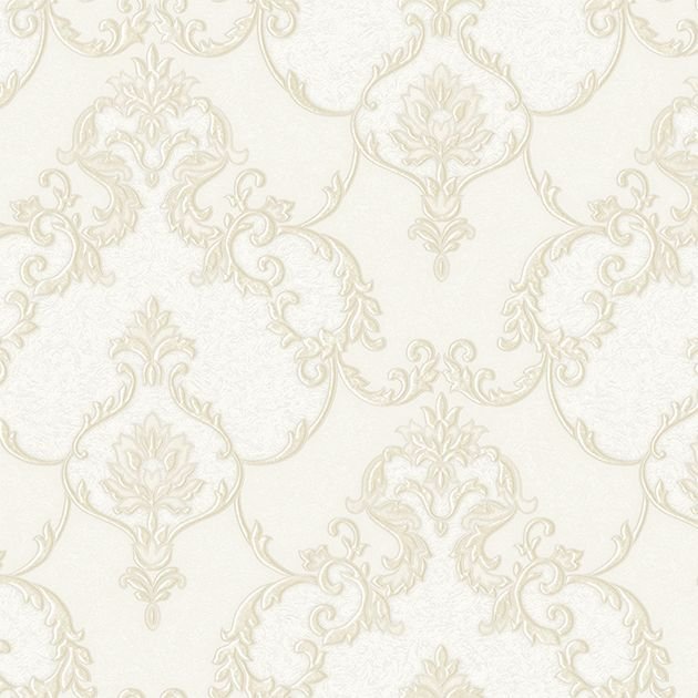DANTE 1403 Serisi - 1 Krem | Damask Desen Duvar Kağıdı