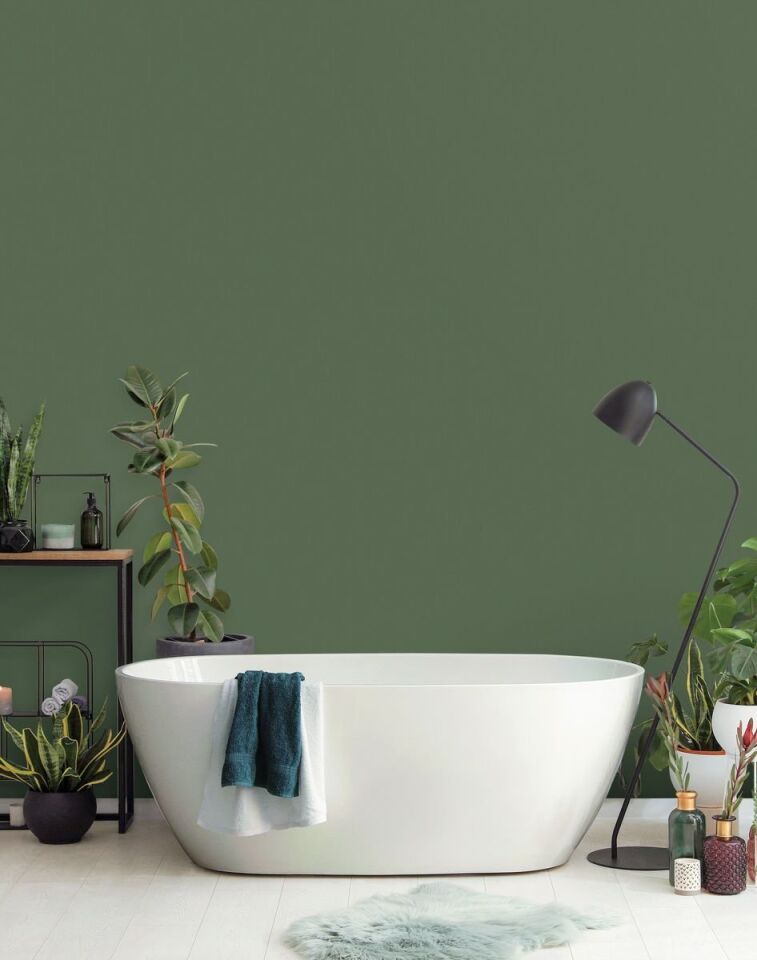 HUE 24204 Serisi - 1 Beyaz | Modern Düz Desen Duvar Kağıdı