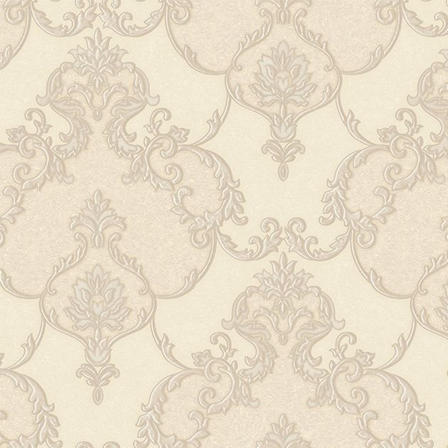 DANTE 1403 Serisi - 3 Krem | Damask Desen Duvar Kağıdı