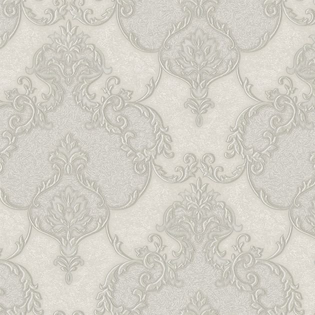 DANTE 1403 Serisi - 4 Gri | Damask Desen Duvar Kağıdı