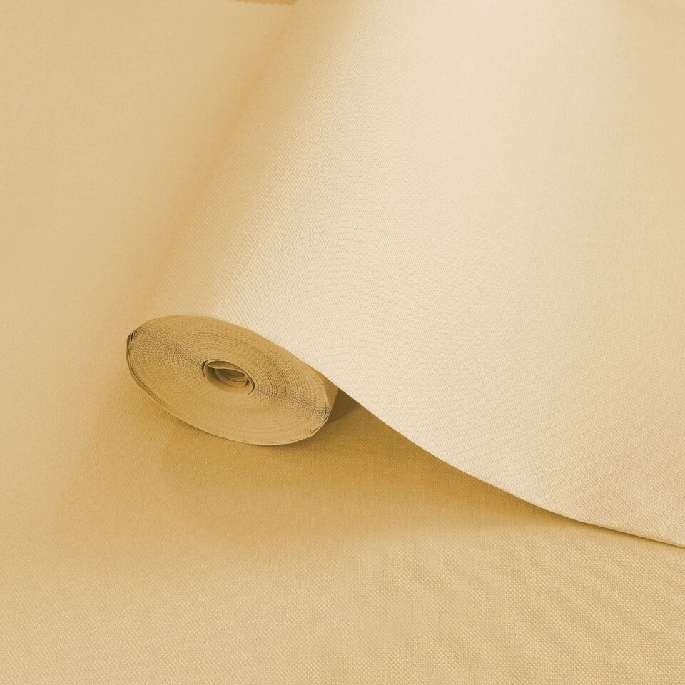 HUE 24204-4 Krem | Modern Düz Desen Duvar Kağıdı