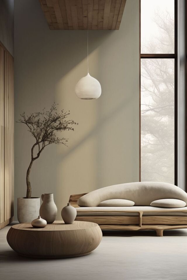 HUE 24204-9 Bej | Modern Düz Desen Duvar Kağıdı
