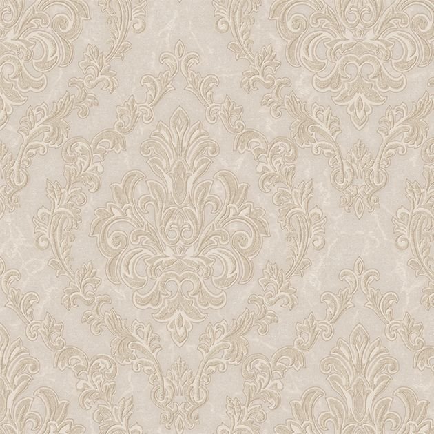 DANTE 1405 Serisi - 3 Krem | Zengin Damask Desen Duvar Kağıdı