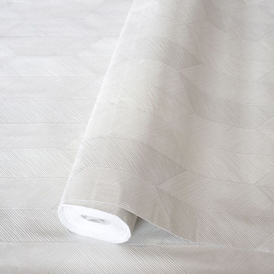 VERA 1501 Serisi - 1 Krem | Modern Geometrik Desen Duvar Kağıdı