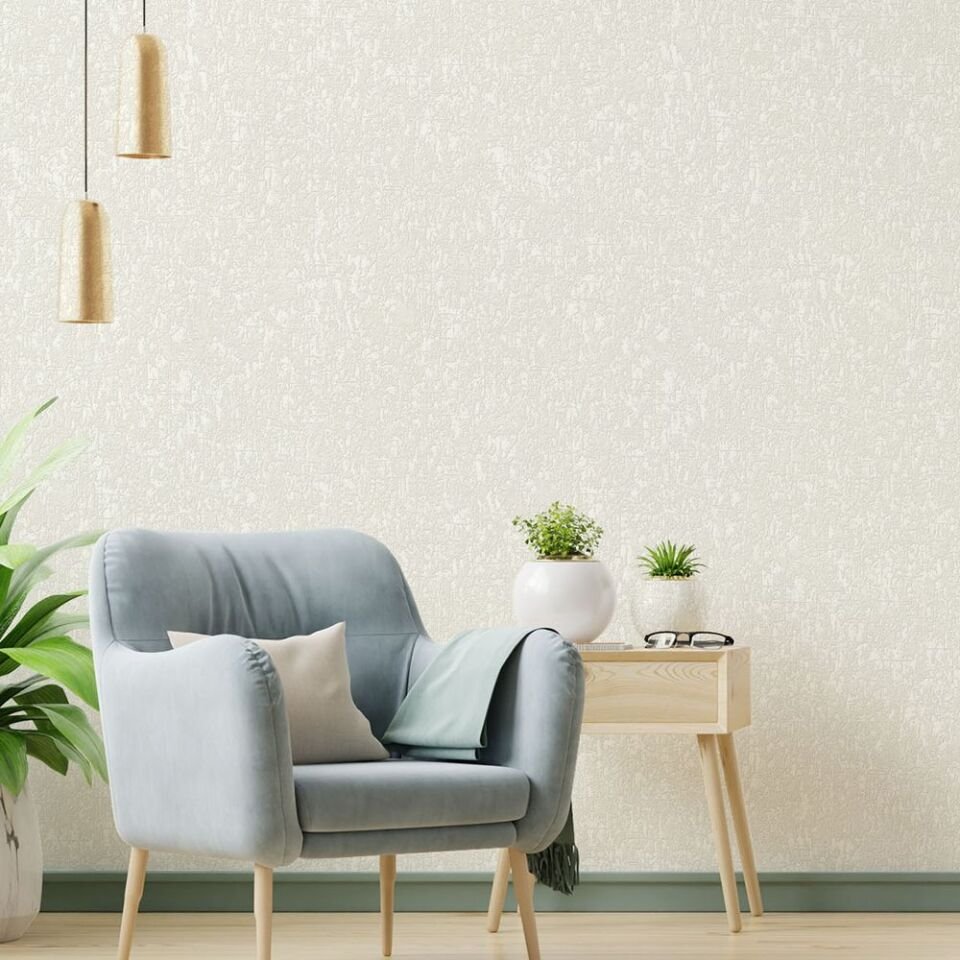 DANTE 1408 Serisi - 1 Beyaz | Klasik Damask Desen Duvar Kağıdı