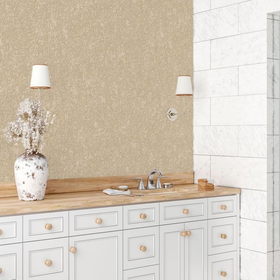 DANTE 1408 Serisi - 4 Krem | Klasik Damask Desen Duvar Kağıdı