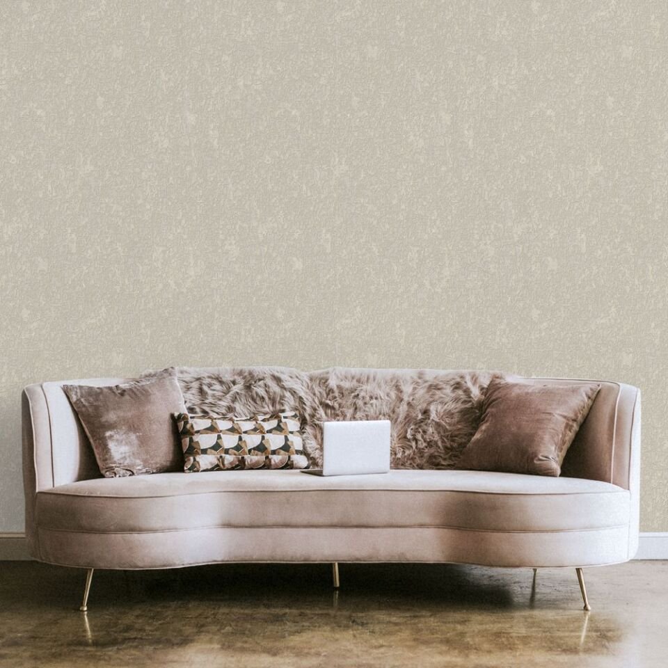 DANTE 1408 Serisi - 5 Krem | Klasik Damask Desen Duvar Kağıdı