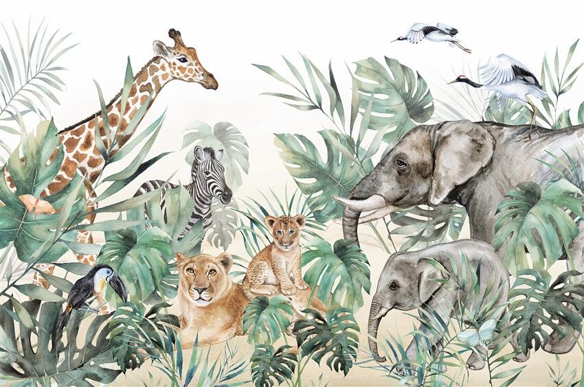 Vahşi Yaşamın Kalbinde - Afrika Safari Duvar Posteri