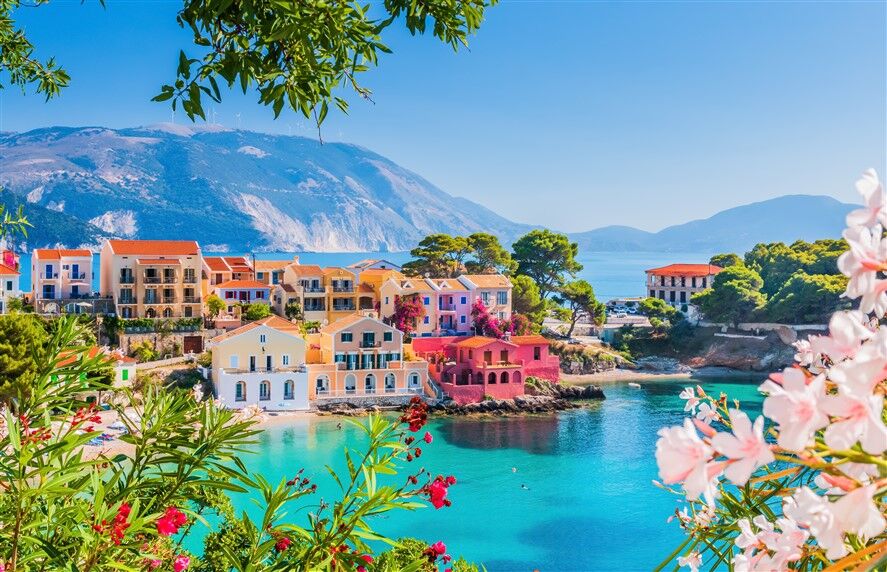 Yunanistan Kefalonia Adası Manzarası Duvar Posteri