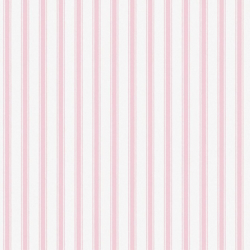 ADA KIDS 8900 Serisi - 3 Açık Pembe | Klasik Çizgili Çocuk Odası Duvar Kağıdı