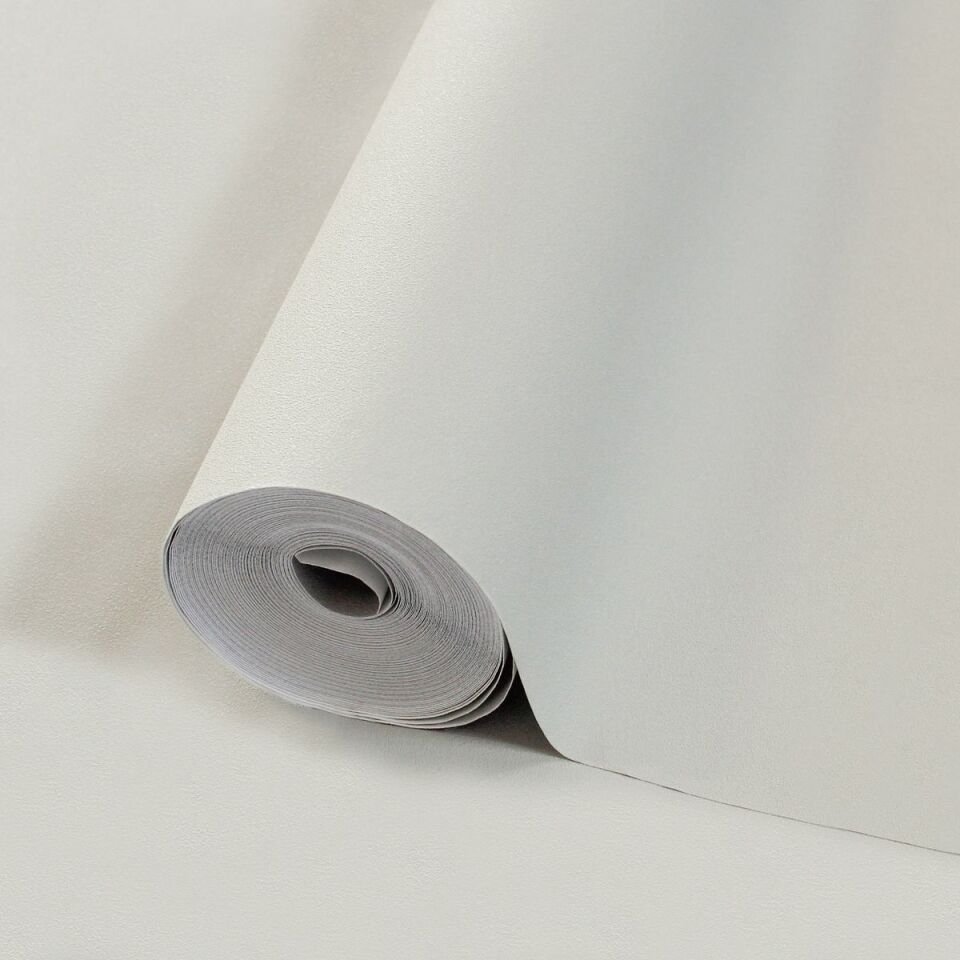 HUE 24201-2 Açık Gri | Modern Düz Desen Duvar Kağıdı