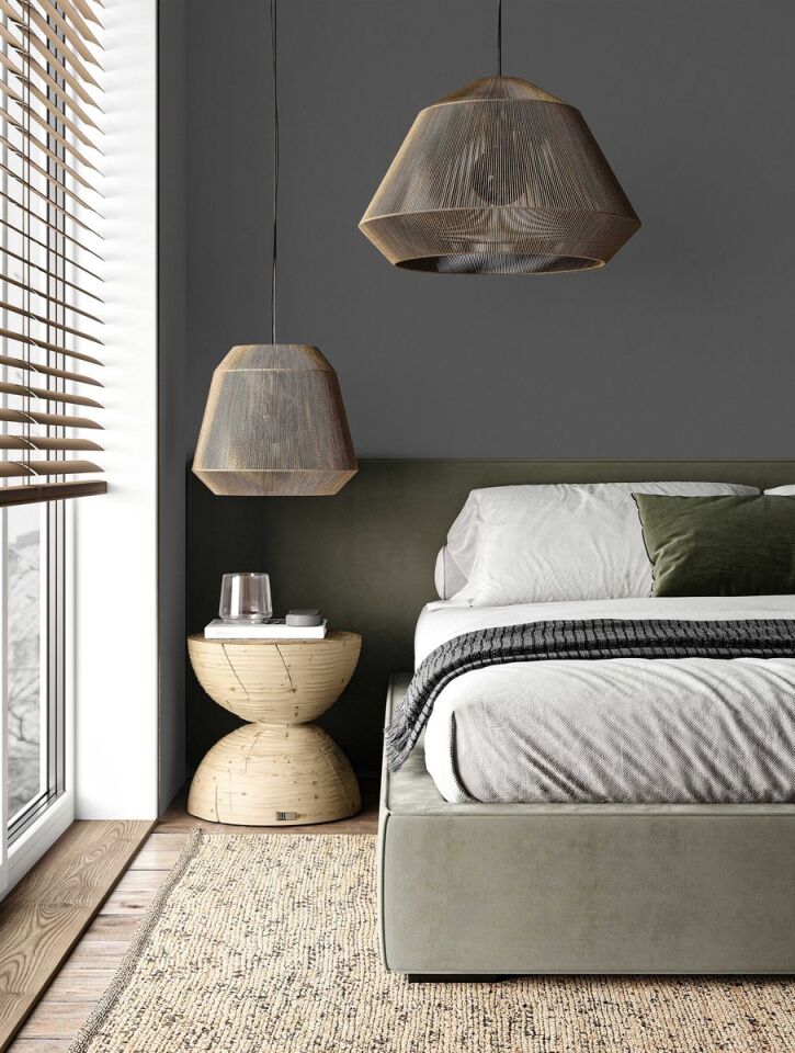 HUE 24201-8 Koyu Gri | Modern Düz Desen Duvar Kağıdı