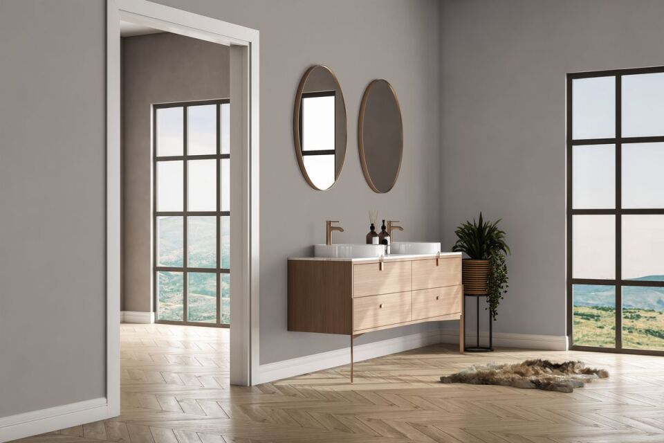 HUE 24201 Serisi - 12 Gri | Modern Düz Desen Duvar Kağıdı