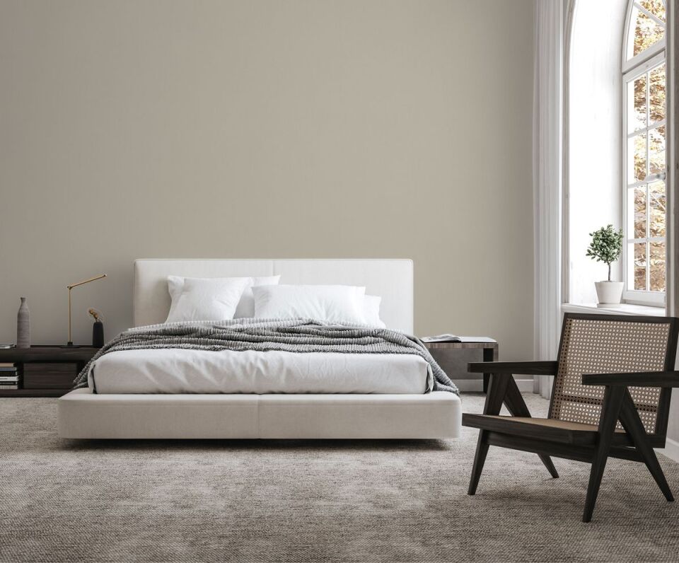 HUE 24201 Serisi - 13 Bej | Modern Düz Desen Duvar Kağıdı