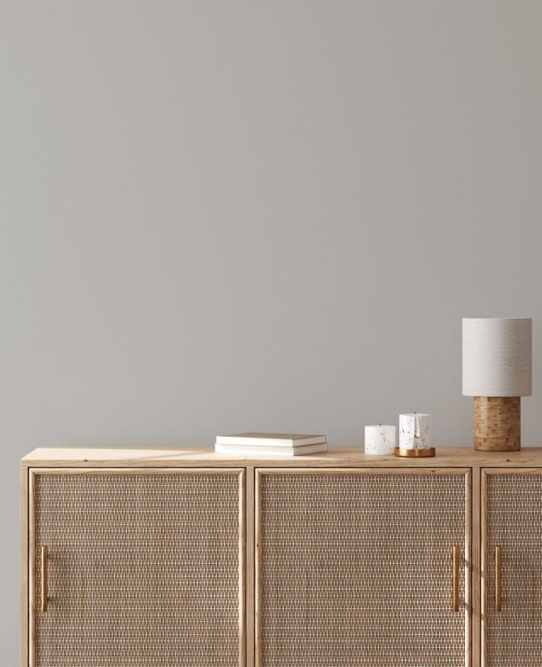 HUE 24202-3 Gri | Modern Düz Desen Duvar Kağıdı